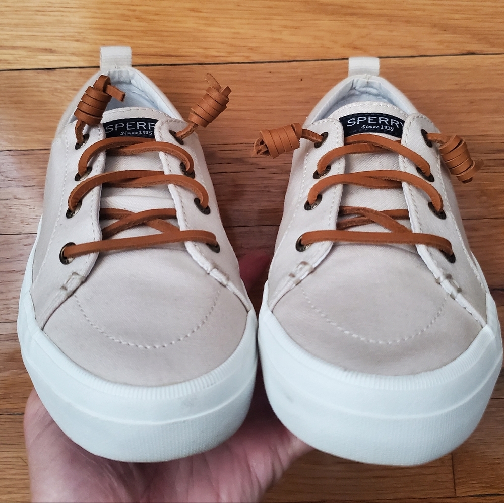 Sperry Womens Crest Vibe Canvas Sneakers Size 7.5 - Picture 7 of 13